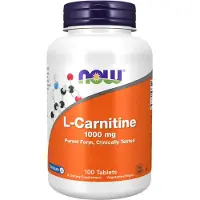 Now , L-Karnitin, 1 000 mg, 100 Tabletter