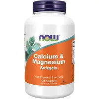 Now , Kalcium & Magnesium med Vitamin D3 och Zink, 120 Myggläder