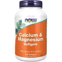 NOW,NOW Foods,NOW,NOW Foods , Kalcium & Magnesium, 240 Softgels