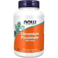 Now Krompikolinat, 200 mcg, 250 vegetabiliska kapslar