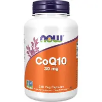 Now , CoQ10, 30 mg, 240 Veg Kapslar