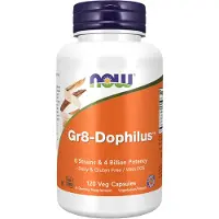 Now Supplements Gr8-Dophilus med 8 stammar och 4 miljarder styrka Hylla stabila 120 vegetabiliska kapslar