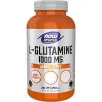 Now , Sports, L-Glutamin, 1 000 mg, 240 Veg Caps