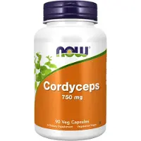 Now , Cordyceps, 750 mg, 90 veggiekapslar