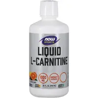 Now , Sport, Flytande L-Carnitin, Citron, 32 fl oz (946 ml)