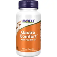 Now , Gastro Comfort‚Ñ med PepZin GI‚Ñ, 60 Veg Capsuler