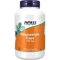 Now , Magnesium Kapslar, 400 mg, 180 Veg Kapslar