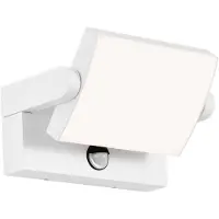 V-TAC 17W LED väggarmatur utomhus, vit, 3000K, med rörelsesensor