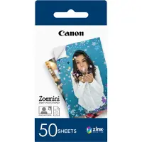 Canon ZINK fotopapper 50x76mm | självhäftande | 50 ark