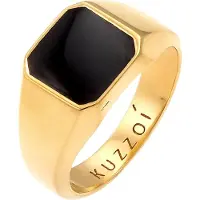 KUZZOI Ring guld / svart