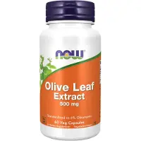 Now Olivbladsextrakt, 500 mg, 60 vegetabiliska kapslar