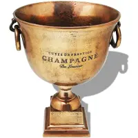 vidaXL Champagnehink i Bägareform, Kopparfärgad, Brun