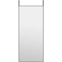 vidaXL Dörr Spegel, Svart, 40X100 Cm, Glas Och Aluminium