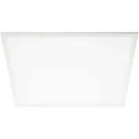 Deko-light LED panel Basic, Vitt / opal, Arbetsrum / kontor, Aluminium / grå / zink, Modern, LED-panel