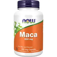 Now , Maca, 500 mg, 250 Veg Kapslar
