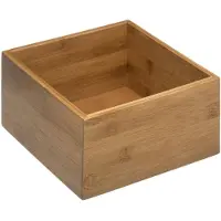 5 Five Organizer i bambu för kosmetiska tillbehör, 18 x 18 cm