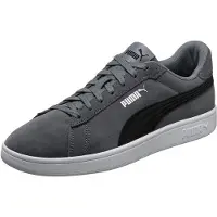 Puma Låg sneaker 'Smash 3.0' basalgrå / svart / vit