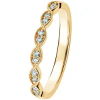 Kohinoor 033-269V-12 diamantring vitguld Clara 17
