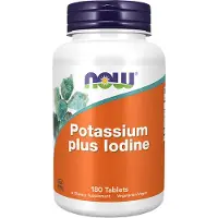 Now , Kalium Plus Jod, 180 Tabletter