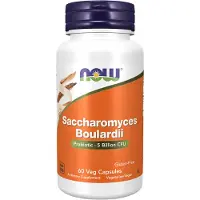 Now , Saccharomyces Boulardii, Probiotikum , 5 Miljard CFU, 60 Veganskapslar