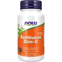 Now , Sambucus Zinc-C, 60 Löv