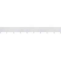vidaXL Vindskydd 9 paneler tyg 1200x120 cm sandvit
