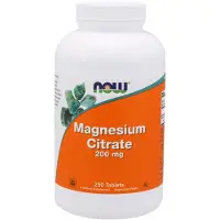 Now , Magnesium Citrat, 250 Tabletter (200 mg per Tablet)
