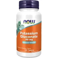 Now , Potassium Glukonat, 99 mg, 100 Tabletter