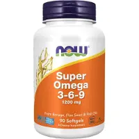 NOW,NOW Foods,NOW,NOW Foods , Super Omega 3-6-9, 1,200 mg, 90 Softgels