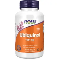 Now , Ubiquinol, 100 mg, 120 Softgels