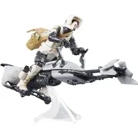 Hasbro The Mandalorian Stjärnornas Krig Speeder Bike Scout Trooper Och Grogu-figur