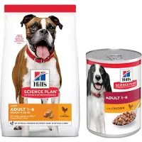 Hill's Pet Nutrition Science Plan Adult Light Medium Breed torrfoder med kyckling 14 kg