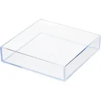 SmartaSaker Kvadratisk lådinsats, 20,3x20,3cm, Clarity