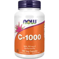 Now , C-1000 med Bioflavonoider, 100 Veg Capsul
