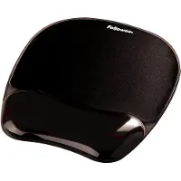 Fellowes Gel Crystals - Musmatta med handledsstöd - svart