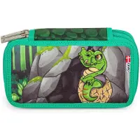 Jeva Pennfodral m. Innehåll - Twozip - Draken Drako - - One Size - Pennfodral