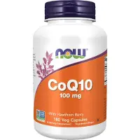 NOW,NOW Foods,NOW,NOW Foods , CoQ10 med Hawthorn Bär, 180 Veg Capslar