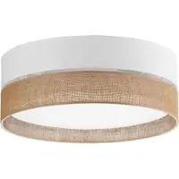 TK Lighting Taklampa Linobianco , dimbar, Vardagsrum / matsal, Textil / tyger / siden, Modern, Taklampa
