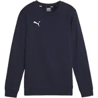 Puma Sweatshirt Teamgoal Casuals Crewneck - Svart/White Barn, storlek 116 cm