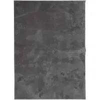vidaXL Mjuk matta HUARTE med kort lugg tvättbar antracit 120x170 cm
