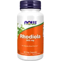 NOW,NOW Foods,NOW,NOW Foods , Rhodiola, 500 mg, 60 Veg-kapslar