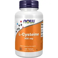Now , L-Cystein, 500 mg, 100 Tabletter