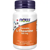 Now , Smältbar L-Theanin, 100 mg, 90 Smältbara