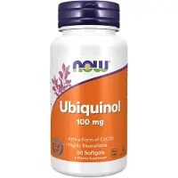 Now Ubiquinol 100 mg mjuka kapslar