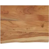 vidaXL Väggmonterad Hylla, 50X40X2,5 Cm, Akaciaträ, Naturlig Kant