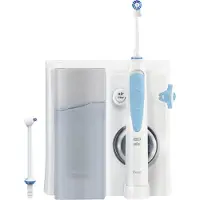 Oral-B OxyJet + Pro 1 tandvårdsset 840825, blå/vit