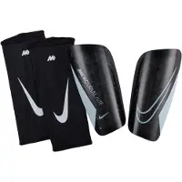 Nike Benskydd Mercurial Lite - Svart/vit, storlek Medium/150-170cm