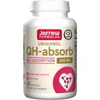 Jarrow Formulas Ubiquinol, QH-Absorb, Max Absorption, , 200 mg, 60 mjuka kapslar