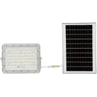 V-TAC VT-120W 7844 LED Strålkastare, Solcellsmodul 15 W Ljusfärg: Neutralvit
