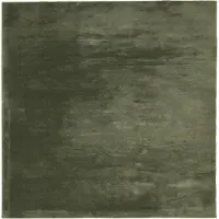 vidaXL Mjuk matta HUARTE med kort lugg tvättbar skogsgrön 240x240 cm